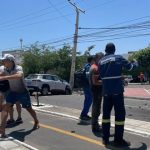 Forte acidente na Avenida da Integração envolve 2 veículos