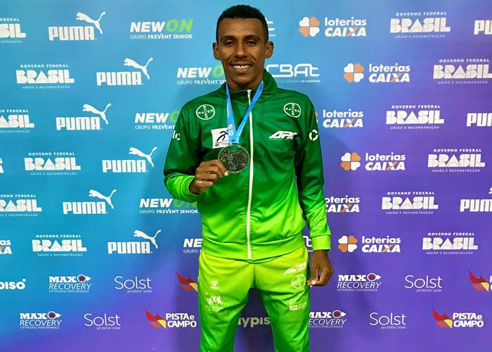 Atleta da APA conquista medalha de prata na Copa Brasil de Fundo e Meio-Fundo