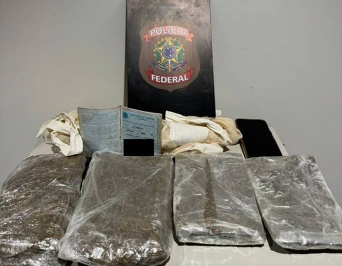 Mulher com bebê de colo é presa no aeroporto do Recife com quase 2 kg de ‘supermaconha’