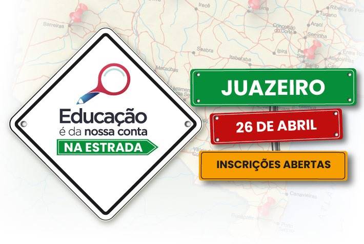 Inscrições para 3ª edição do ‘Educação é da Nossa Conta’ seguem até dia 19/04