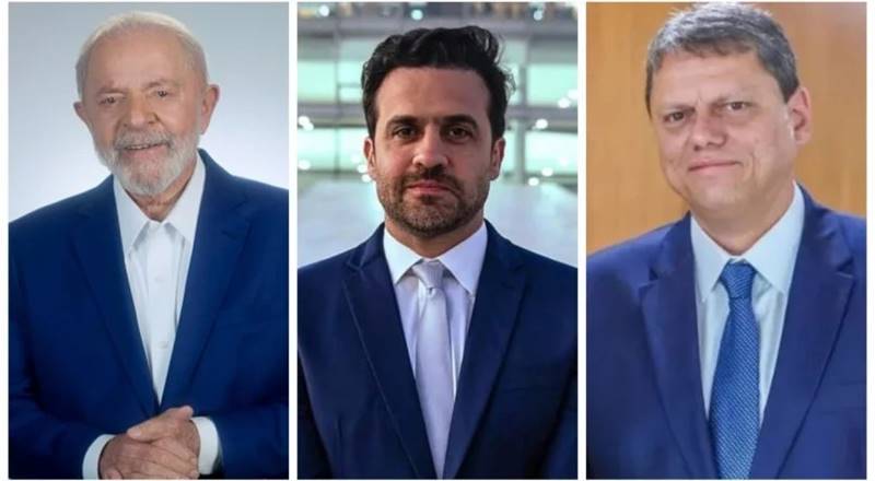 Quaest: Lula lidera disputa para 2026, seguido por Marçal e Tarcísio empatados