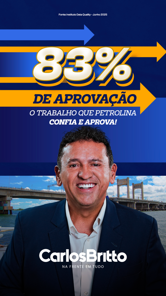 Carlos Britto atinge 83% de credibilidade, segundo Instituto Data Quality