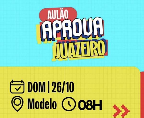 ‘Aprova Juazeiro’ abre inscrições para 2º ciclo de aulões preparatórios para Enem