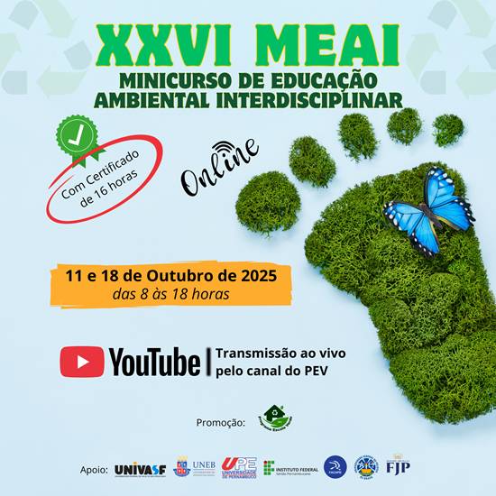 ‘Escola Verde’ está com inscrições abertas para 26º Minicurso de Educação Ambiental