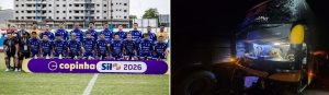 Preparador físico morre em acidente com ônibus do time sub-20 Águia de Marabá em Tocantins